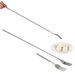 BBQ Dinner Fruit Dessert Handle Stainless Steel Cutlery Telescopic Extendable Fork_maomaolike.com