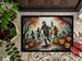 Zombies Spooky Halloween Doormat Front Door Mat Indoor Outdoor Rugs For Entryway, Non Slip Washable Low Pile, 24H X 36W_maomaolike.com