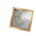 Creative Carving Double-Sided Glass Transparent Photo Wholesale Plant Leaf Specimen Hollow Frame Wooden Display Stand_maomaolike.com