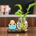 Creative Internet Celebrity Resin Craft Four No Monk Green Radish Hydroponic Vase Living Room Office Desk Home_maomaolike.com