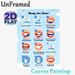 Teeth Brushing Guide Painting Poster, Vibrant Cartoon-style Step-by-step Oral Care Poster, Clear Dental Care Instructions Ideal For Bathroom_maomaolike.com