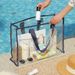 Transparent Swimming PVC Beach Jelly Waterproof Handbag Plastic Shopping Large Capacity Bag For Women_maomaolike.com