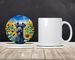 Kerry Blue Terrier In Sunflowers Large Sandstone Coasters Pack Of 4 Absorbent Round Coasters Decor Gifts For Men Or Women, 4 In, Multicolor_maomaolike.com