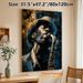 Jazz Saxophonist Painting Poster, Rich Textured Impasto-style Musician Portrait Poster, Artistic Musical-themed Decor Ideal For Music Studio, Living_maomaolike.com