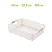Desktop Thickened Rectangular Plastic Kitchen Bathroom Snack Miscellaneous Storage A4 Toy Organizer Basket_maomaolike.com