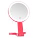 Holiday Gift Handheld LED Double-Sided Magnifying Beauty Salon Desktop Makeup Mirror_maomaolike.com