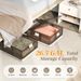 High Quality 2 Pack Stackable Storage Containers Rolling Plastic Storage Bins_maomaolike.com
