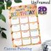Birthday Tracker Painting Poster, Colorful Playful Birthday-themed Poster, Practical Design To Record Monthly Birthdays, Suitable For Office, Home And_maomaolike.com