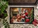 Vizsla And Santa Claus Doormat Front Door Mat Indoor Outdoor Rugs For Entryway, Non Slip Washable Low Pile, 24H X 36W_maomaolike.com