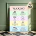 Waxing Aftercare Instructions Painting Poster, Pastel-colored Minimalist Graphic Poster, Clear Waxing Aftercare Guidance, Ideal For Beauty Salons And_maomaolike.com