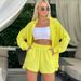 Women's Clothing ladies long-sleeved shorts loose casual women's clothing two-piece suit_maomaolike.com