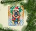 Bullmastiff Christmas Porcelain Ornament Christmas Tree Hanging Decorations For Home Christmas Holiday, Rectangle, Gift, Multicolor_maomaolike.com