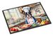 Boston Terrier The Chef Doormat Front Door Mat Indoor Outdoor Rugs For Entryway, Non Slip Washable Low Pile, 24H X 36W_maomaolike.com