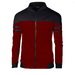 Men's Clothing new style, men's casual jackets, color matching fleece sweatshirts J02_maomaolike.com