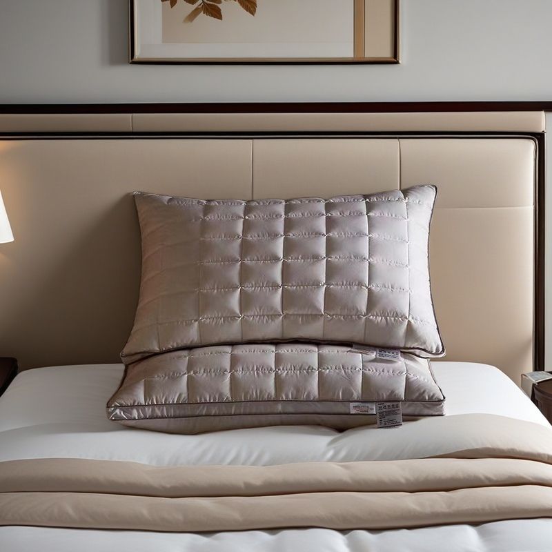 Soft Pillows Queen Size For Sleeping, Support Bed Pillows,Goose Down Filled Pillow For Bed, Home,Luxury Hotel Pillows For Side, Back And Stomach Sleepers, Pack Of 1_maomaolike.com