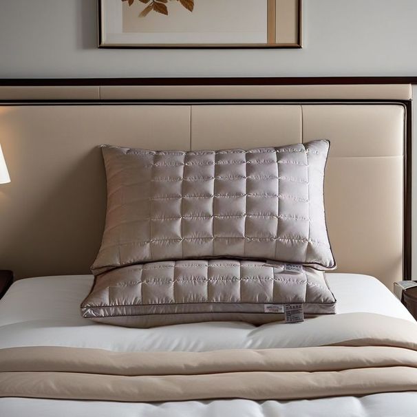 Soft Pillows Queen Size For Sleeping, Support Bed Pillows,Goose Down Filled Pillow For Bed, Home,Luxury Hotel Pillows For Side, Back And Stomach Sleepers, Pack Of 1_maomaolike.com