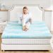2-3 Inch Gel Memory Foam Mattress Topper Full Size Cooling Mattress Soft And Breathable Bed Topper School Bedroom Furniture_maomaolike.com