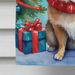 Pomeranian Christmas Reindeer House Flag Large Porch Sleeve Pole Decorative Outside Yard Banner Artwork Wall Hanging, Polyester, House Size, Multicolor_maomaolike.com