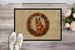 Finnish Spitz Christmas Flowers Doormat Front Door Mat Indoor Outdoor Rugs For Entryway, Non Slip Washable Low Pile, 24H X 36W_maomaolike.com