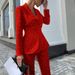 Women's Clothing Ladies Party Gathering Polka Dot Long Sleeve Suit Set_maomaolike.com