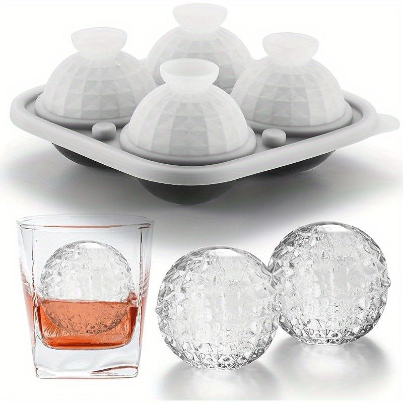 Ice Cube Mold, Silicone Ice Cube Tray With Funnel, Multifunctional Chocolate Mold, Mold For Pudding, Jelly,Ice Trays For Freezer Cocktail Whiskey_maomaolike.com