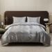 Silky Satin Quilt Cover Three Piece Set Full Sizes For Europe And The United States Bedding_maomaolike.com
