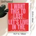 Inspirational Quote Painting Poster, Bold Red & Pink Typographic Poster, Heartfelt Motivational Text To Cherish Present Moments, Ideal For Bedroom_maomaolike.com