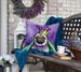 Pug King Of Mardi Gras Throw Pillow Machine Washable, Indoor Outdoor Decorative Pillow For Couch, Bed Or Patio, 18Hx18W_maomaolike.com