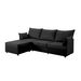 93.7' Sectional Sofa With Ottoman_maomaolike.com