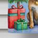 Border Terrier Christmas Reindeer House Flag Large Porch Sleeve Pole Decorative Outside Yard Banner Artwork Wall Hanging, Polyester, House Size, Multicolor_maomaolike.com