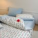 Wholesale INS Japanese Simple Colorful Plaid Pure Jacquard Four-Piece Nordic Style Full Washed Cotton 4-Piece Set_maomaolike.com