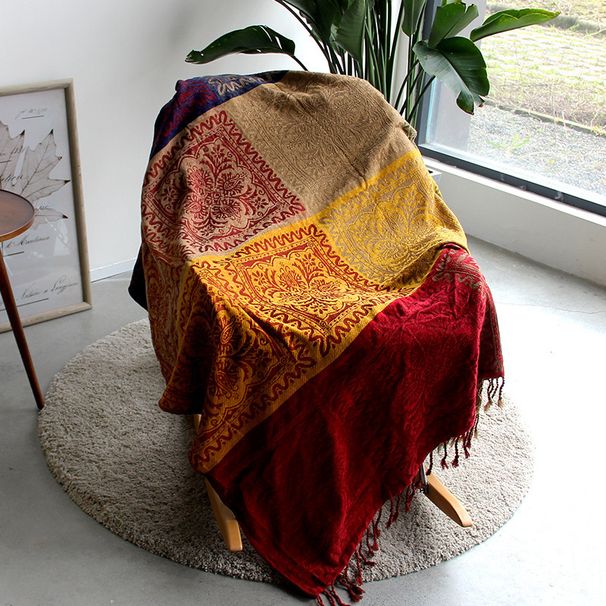 Nepal Throw Nap Sofa Single Air Conditioner Cloth Tapestry Blanket Full Cover_maomaolike.com