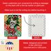 Chinese Crested Christmas Porcelain Ornament Christmas Tree Hanging Decorations For Home Christmas Holiday, Rectangle, Gift, Multicolor_maomaolike.com