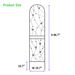 4 Pack Metal Garden Trellis 86.7" X 19.7" Rustproof Trellis For Climbing Plants Outdoor Flower Support Butterfly Deco Black_maomaolike.com