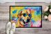 Yellow Labrador Hippie Dawg Doormat Front Door Mat Indoor Outdoor Rugs For Entryway, Non Slip Washable Low Pile, 24H X 36W_maomaolike.com