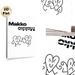 Makko Cartoon Heart Emotion Painting Poster, Minimalist Black & White Line-art Poster, Expressive Contrasting-mood Heart Figures, Chic Wall Decor_maomaolike.com