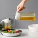 Automatic Flip-Top Dispenser - Kitchen Bottle For Oil Soy Sauce & Vinegar (Leakproof Drip-Free 600ml BPA-Free Easy_maomaolike.com