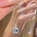 Korean Style Blue Perfume Bottle Necklace For Women, Light Luxury Niche Pendant, Simple Elegant Collarbone Chain, Versatile Jewelr_maomaolike.com