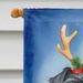 Affenpinscher Christmas Reindeer House Flag Large Porch Sleeve Pole Decorative Outside Yard Banner Artwork Wall Hanging, Polyester, House Size, Multicolor_maomaolike.com