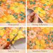 Sunlit Floral Peel & Stick Wallpaper – Vibrant Yellow Botanical, Removable Waterproof Wall Decor For Living Room & Bedroom_maomaolike.com