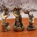 Antique Brass Leaf Backflow Ornament Desktop Lotus Guanyin Buddha Hand Burner Holder Incense Stick_maomaolike.com