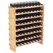 VEVOR 72 Bottle Upgrade Modular Wine Rack Bamboo Wood Display Shelf 8-Tier_maomaolike.com