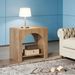 End Table, 2 Tier Square Side Table With Storage Shelf_maomaolike.com