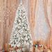 6ft PVC/Hard Needle Mixed Flocked Tree_maomaolike.com