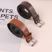 HOT 100CM Leather Fashion Waist Belts Metal Pin Buckle Waistband Pants Decorative Belt Clothing Accesories_maomaolike.com