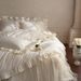 Wholesale INS French Glass Lace Trim Bed Skirt Pure Four-Piece Princess Style Full Washed Cotton 4-Piece Set_maomaolike.com