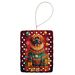 Tibetan Mastiff Holiday Christmas Porcelain Ornament Christmas Tree Hanging Decorations For Home Christmas Holiday, Rectangle, Gift, Multicolor_maomaolike.com
