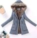 Women's Clothing 2024 Winter New Medium Long Cotton Coat Women's Large Fur Collar Lambskin Coat Plus Velvet Thickening Loose Cotton Clothes Trendy_maomaolike.com