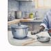Greyhound The Chef Memory Foam Kitchen Mat Machine Washable Anti-Fatigue Mat Cushion Comfort Bath Mat Or Kitchen Rug_maomaolike.com