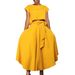 Women's Clothing plus size women's clothing 2023 new fashion temperament casual tops big swing skirt suit_maomaolike.com